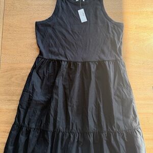 New Maurice’s Women’s Black Ribbed Tank Top Maxi Dress Size X-Large NWT